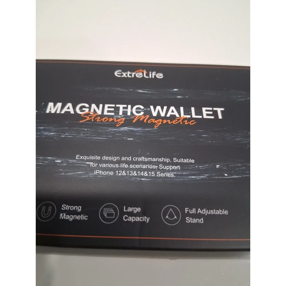 Green Magsafe Wallet, Works with Apple Find My Magnetic Wallet for iPhone NEW SB